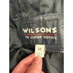 Veste en cuir vintage style Perfecto Wilsons - Taille Medium Homme