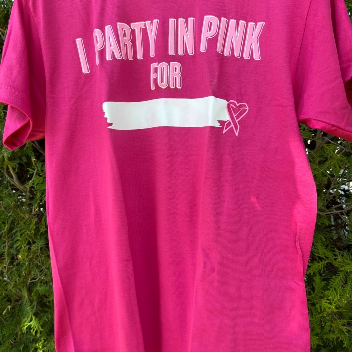 T-shirt Zumba Party in Pink Rose - Taille Unique, Unisexe, Personnalisable