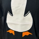 T-shirt noir unisexe enfant - Pinguoin sans tête - Guildan Youth