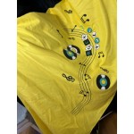 Robe jaune des Années 1960 avec Crinoline et Détails Vintage - OSFA 
