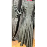 Robe noire style Médiévale - Petite - Vintage Elegance pour femme